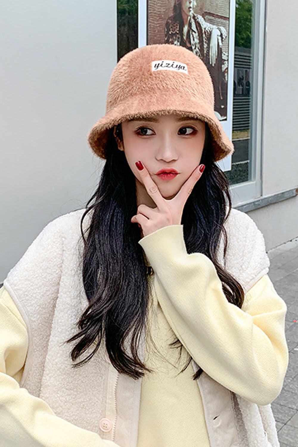 Women Trendy Bucket Styled Classic Solid Pattern Beret Hat