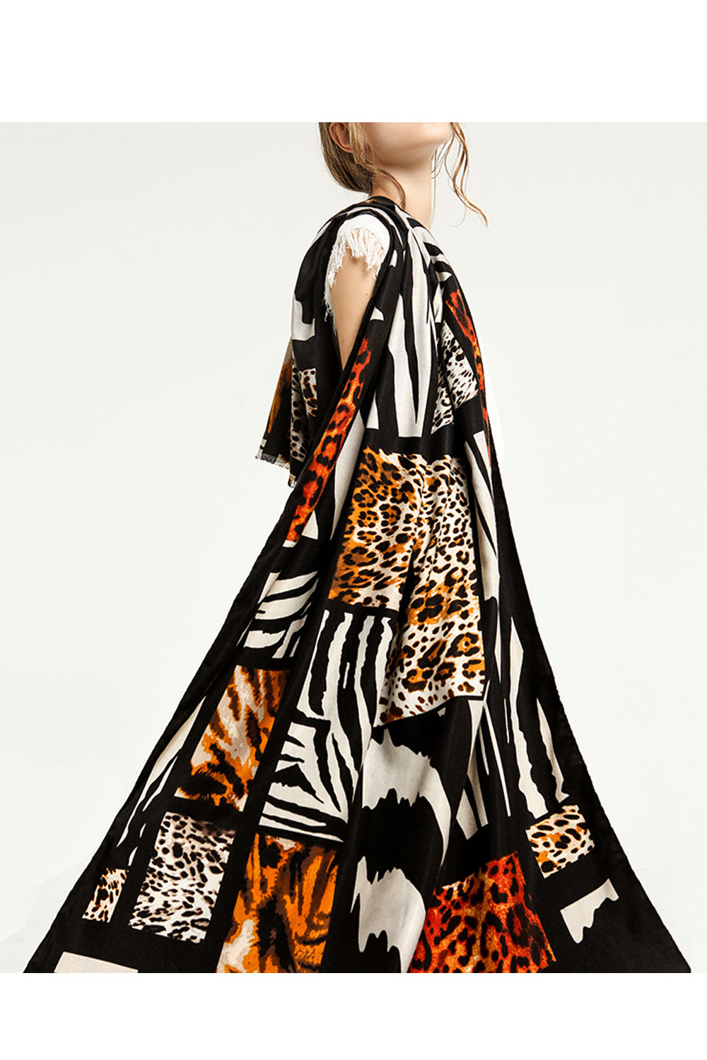 Women Fashionable Printed Pattern Autumn & Winter Season Muffler