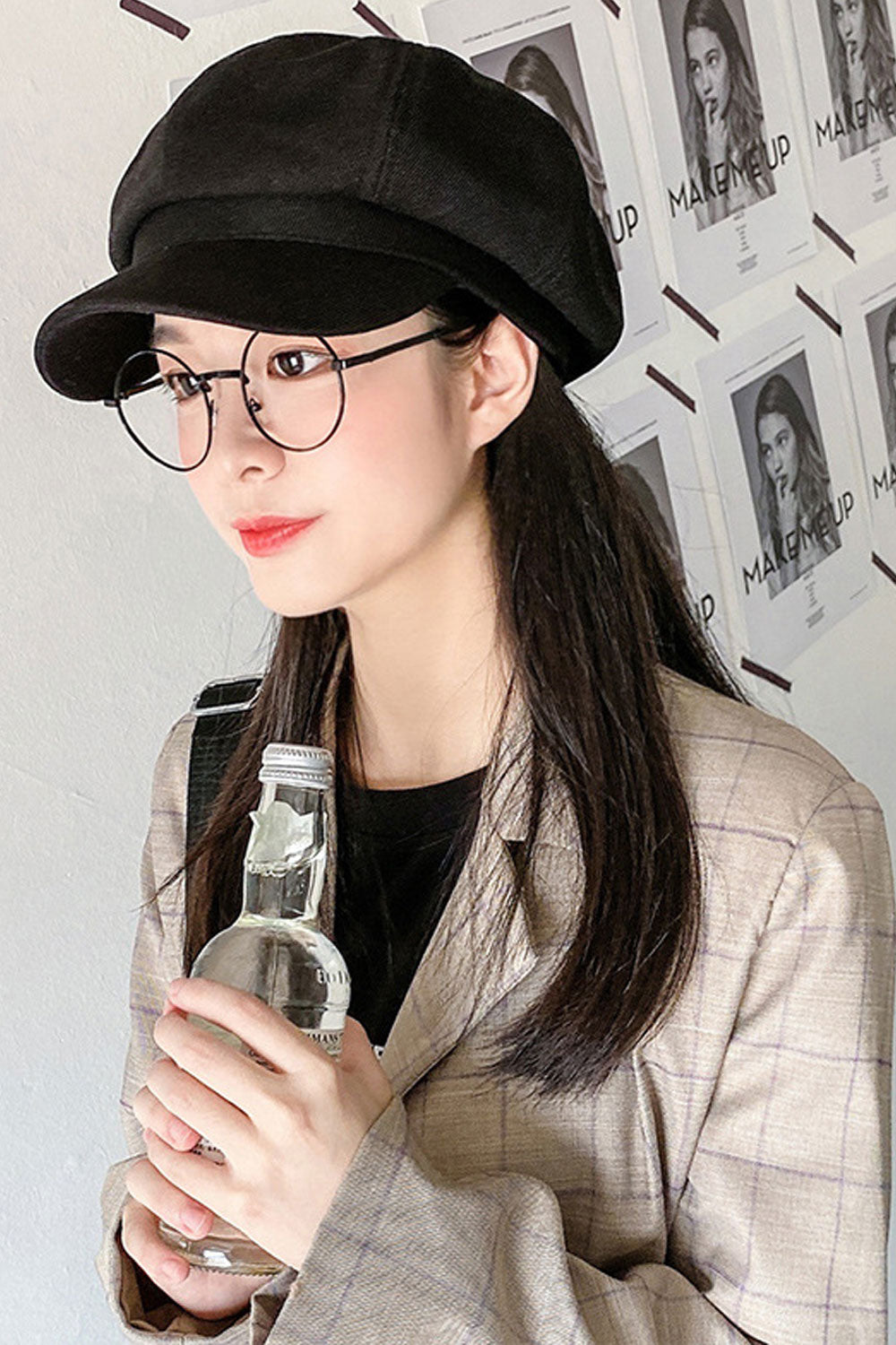 Women Decent Solid Colored Warm Casual Winter Beret Hat