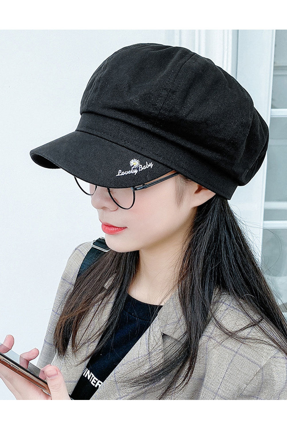 Women Cozy Solid Pattern Lovely Beret Hat