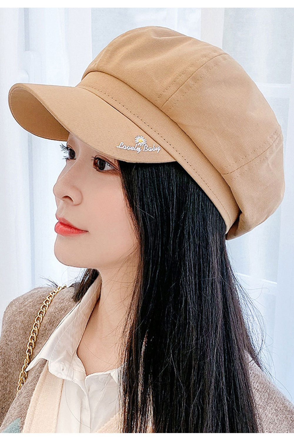 Women Cozy Solid Pattern Lovely Beret Hat