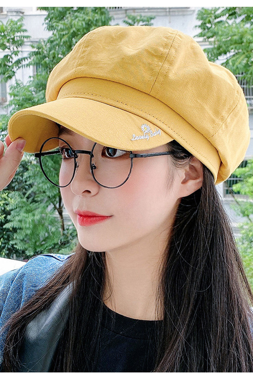 Women Cozy Solid Pattern Lovely Beret Hat