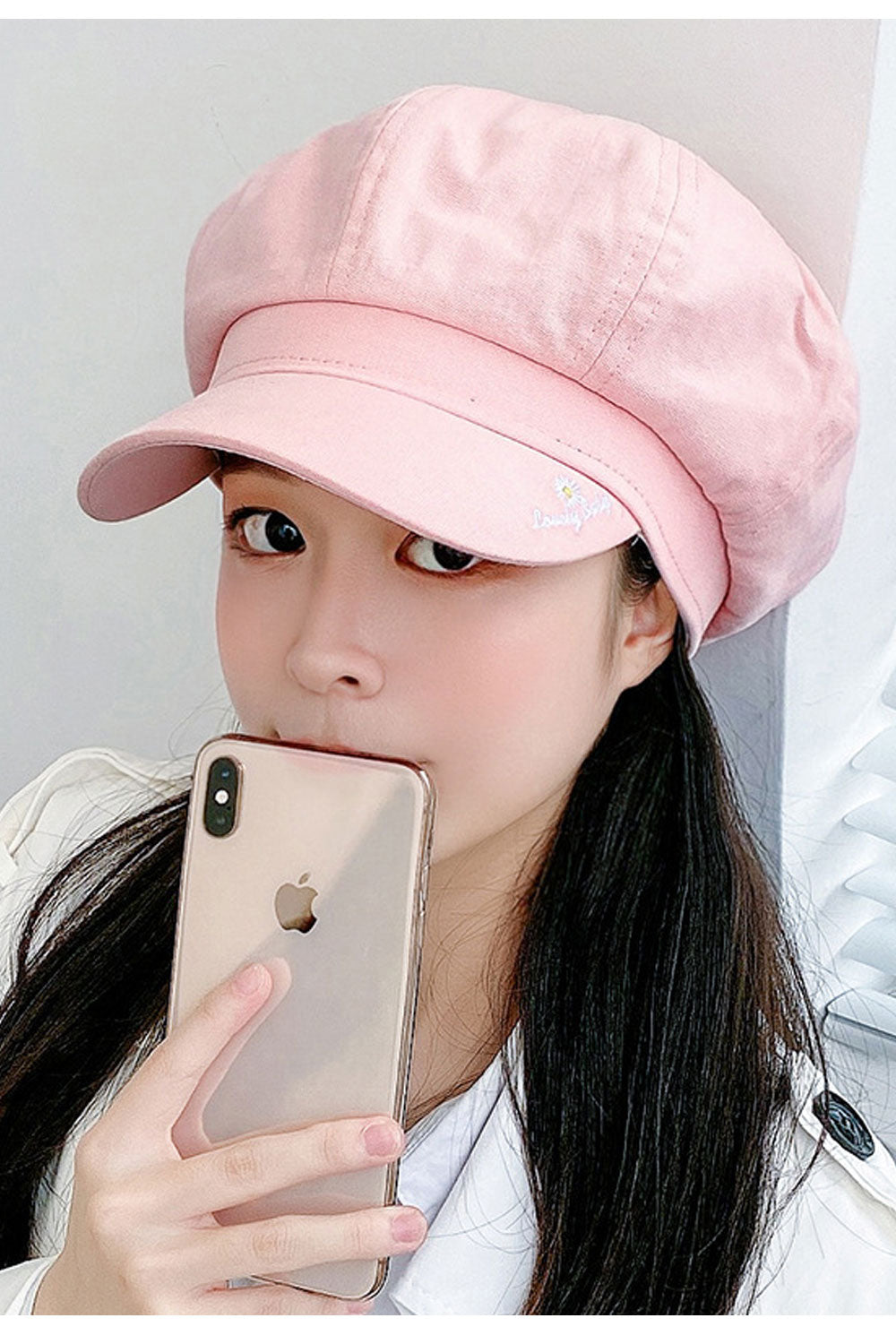 Women Cozy Solid Pattern Lovely Beret Hat