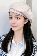 Women Simple Styled Solid Pattern Beautiful Autumn Season Beret Hat