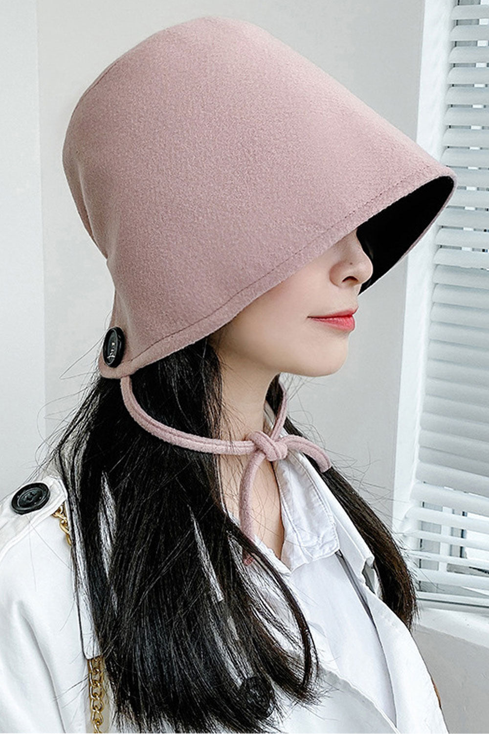 Women Comfortable Ear Protection Solid Colored Warm Beret Hat