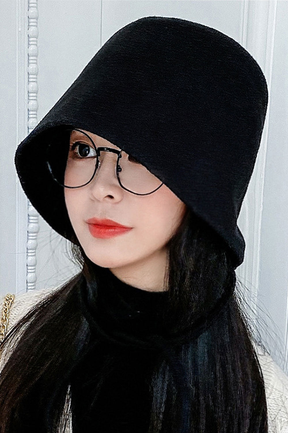 Women Comfortable Ear Protection Solid Colored Warm Beret Hat
