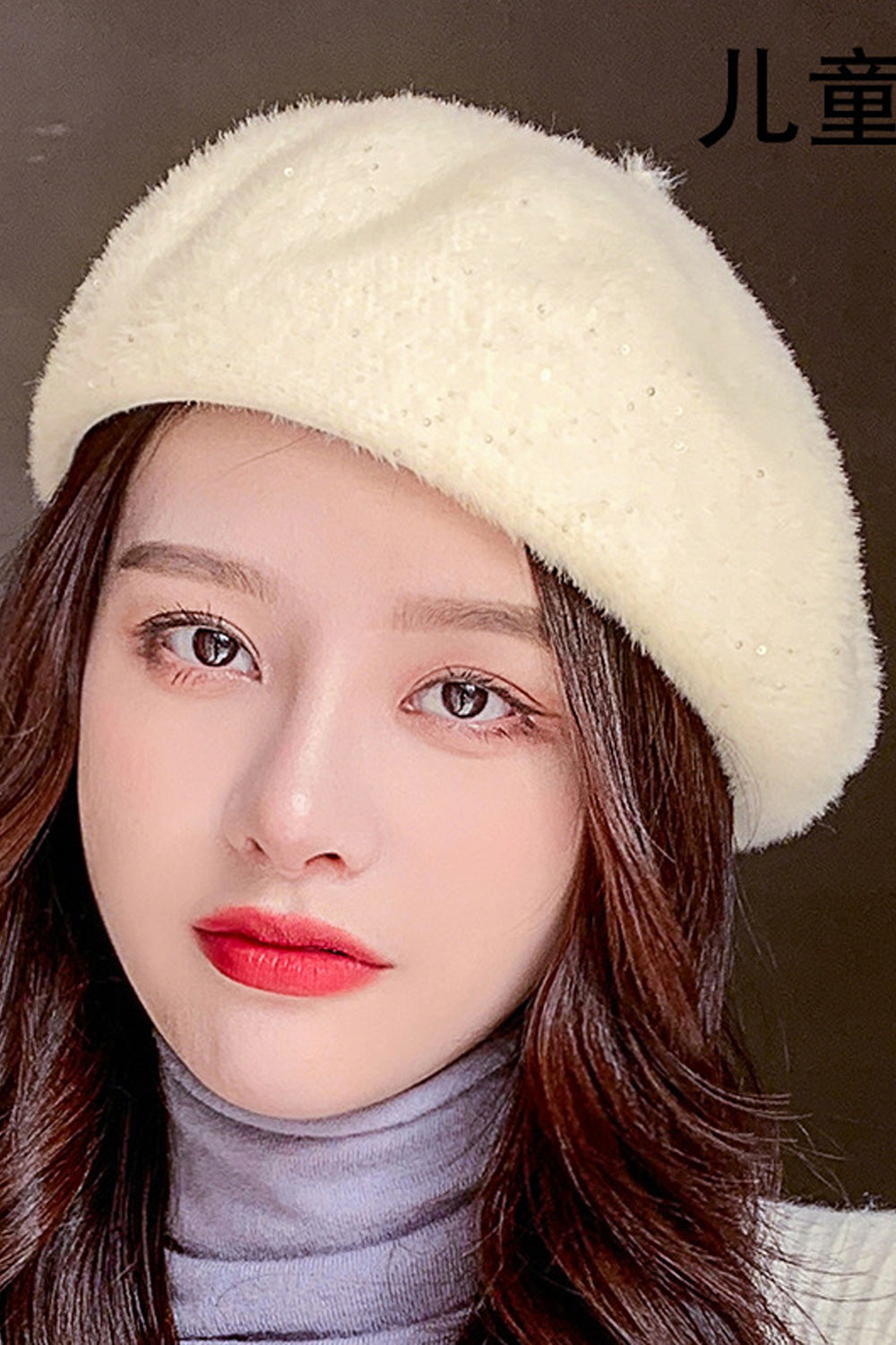 Women Dome Styled Solid Colored Casual Warm Beret Hat