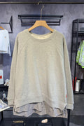 Women Decent Solid Colored Comfortable Sweatshirt