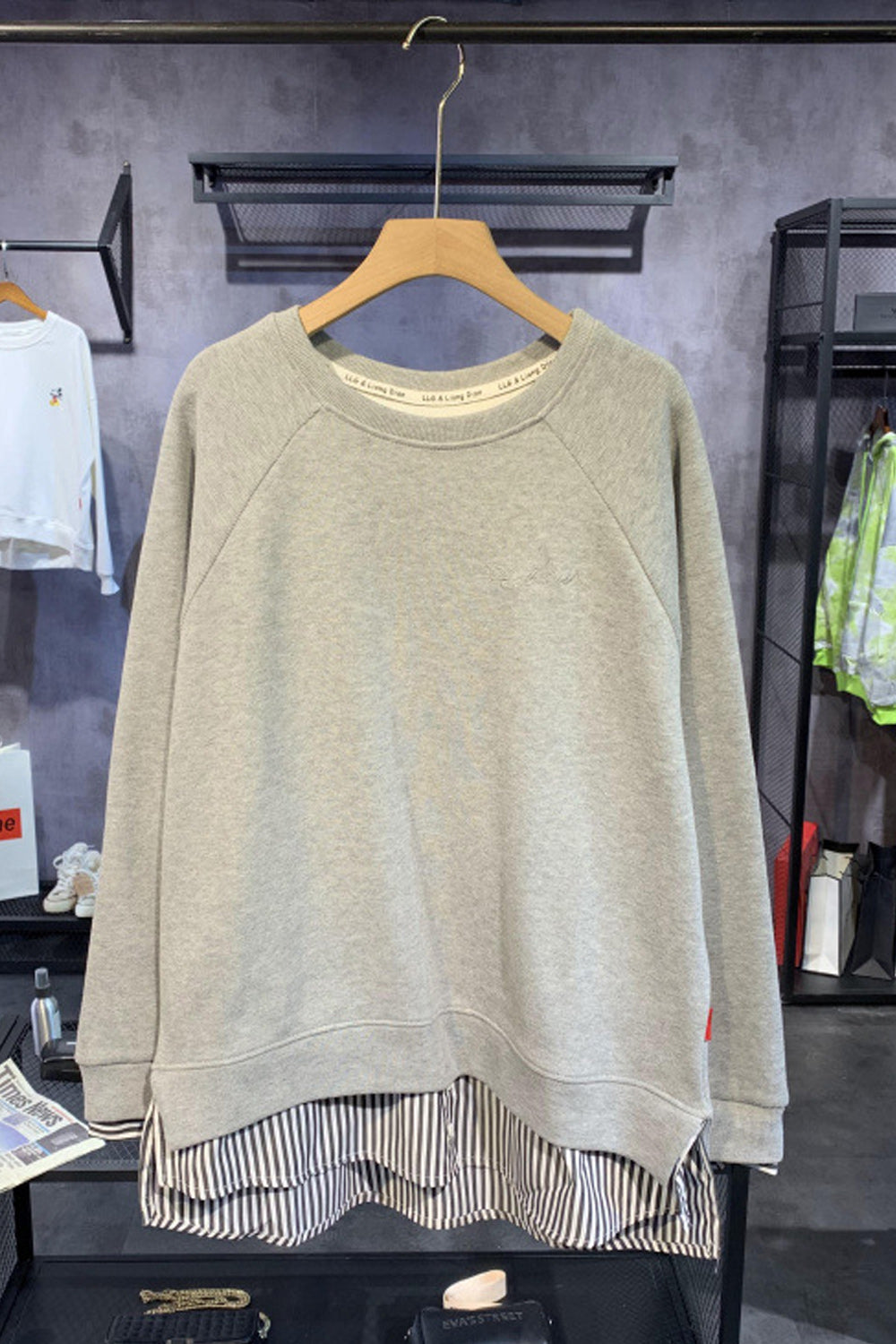 Women Decent Solid Colored Comfortable Sweatshirt