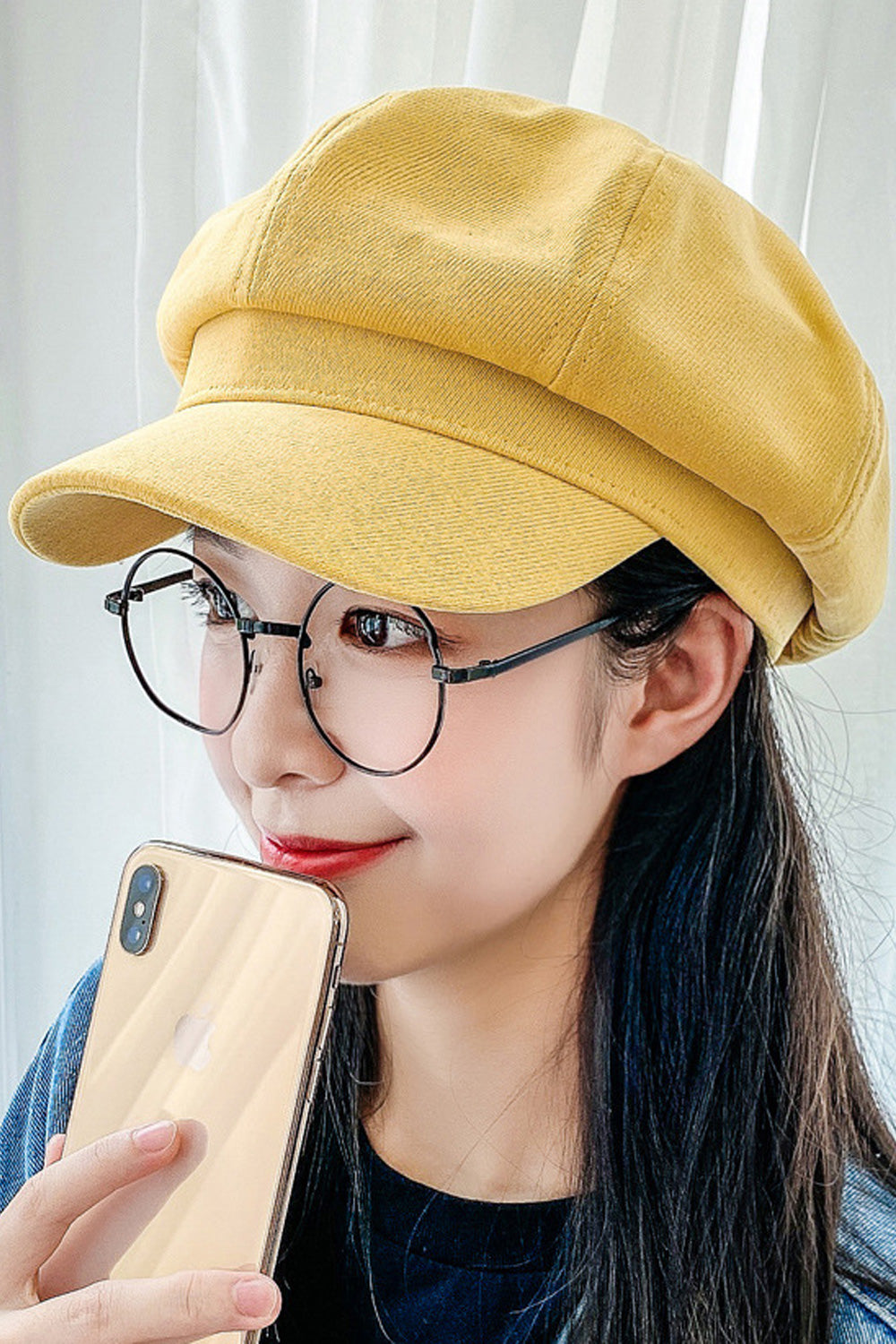 Women Lovely Solid Pattern Magnificent Beret Hat