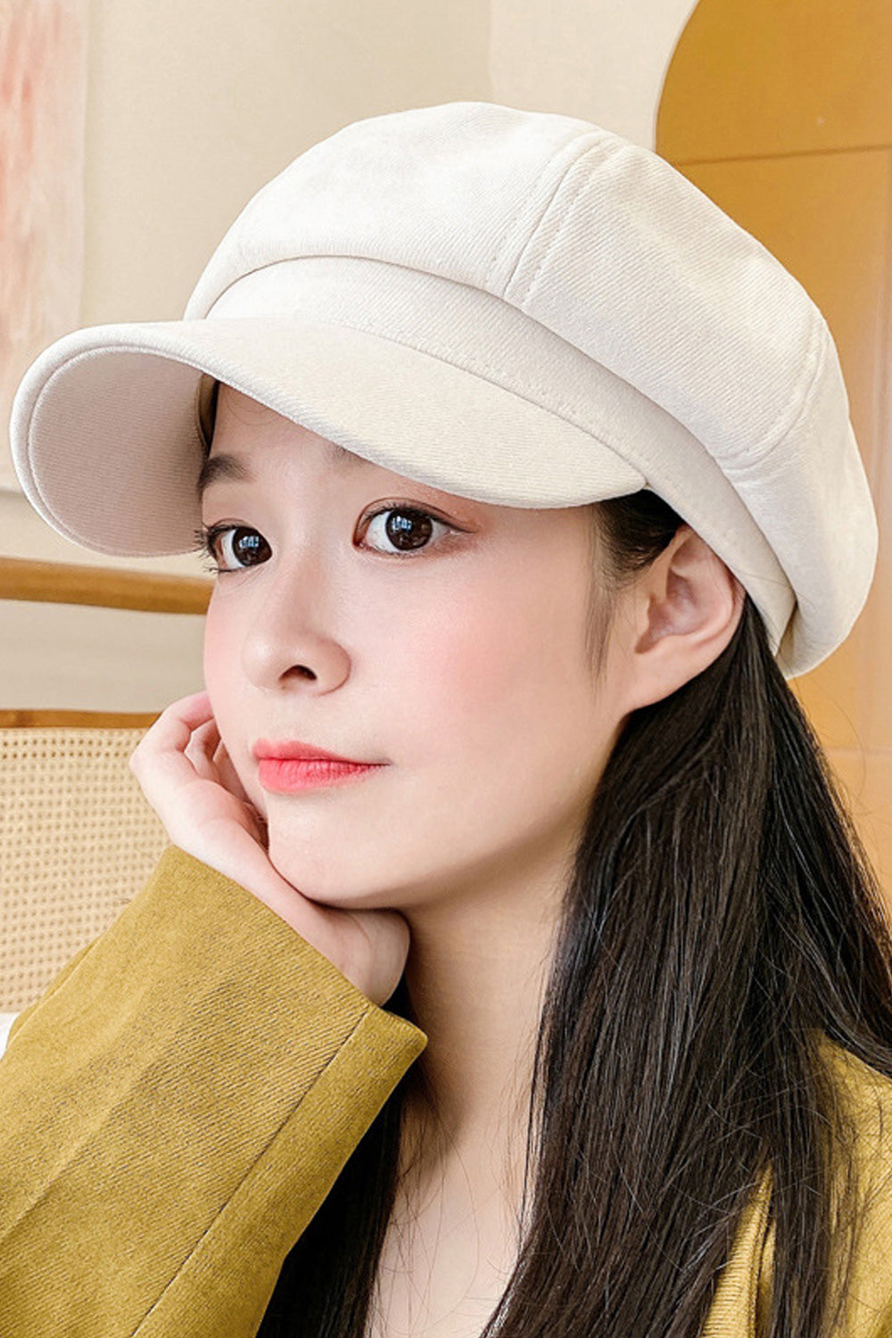 Women Lovely Solid Pattern Magnificent Beret Hat