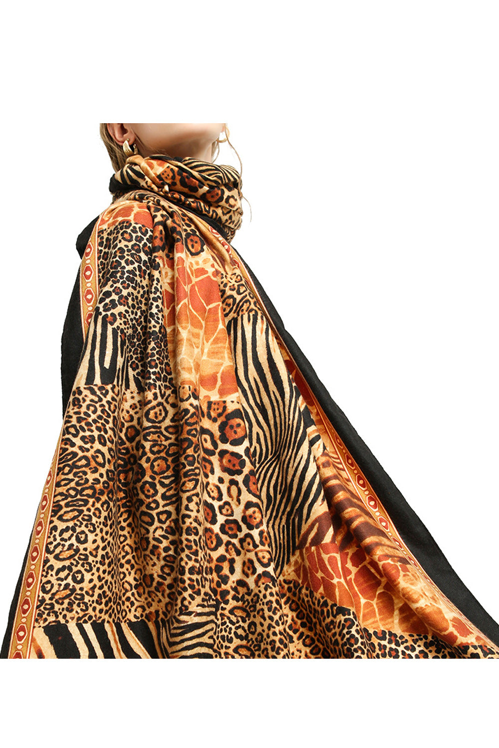 Women Classic Printed Pattern Fabulous Warm Muffler