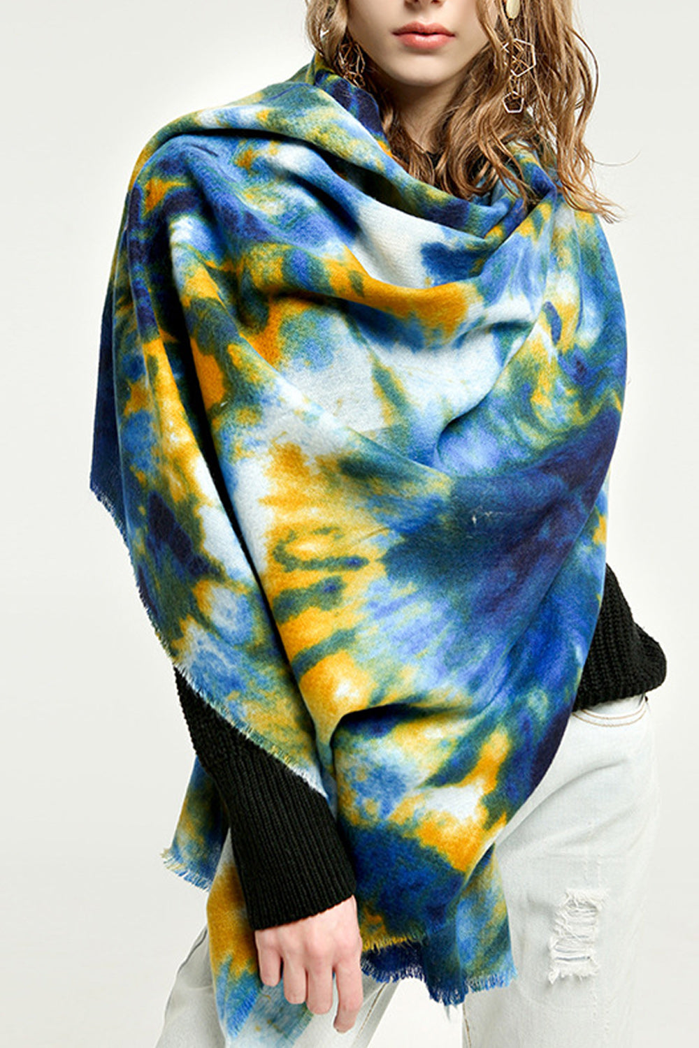 Women Lovely Printed Style Cozy Winter Muffler