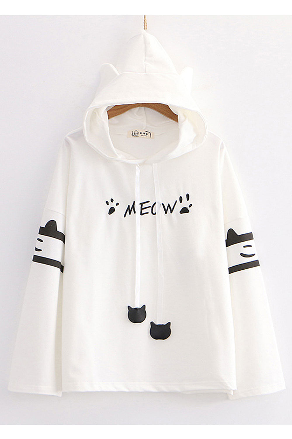 Women Cute Printed Pattern Casual Winter Cozy Hoodie