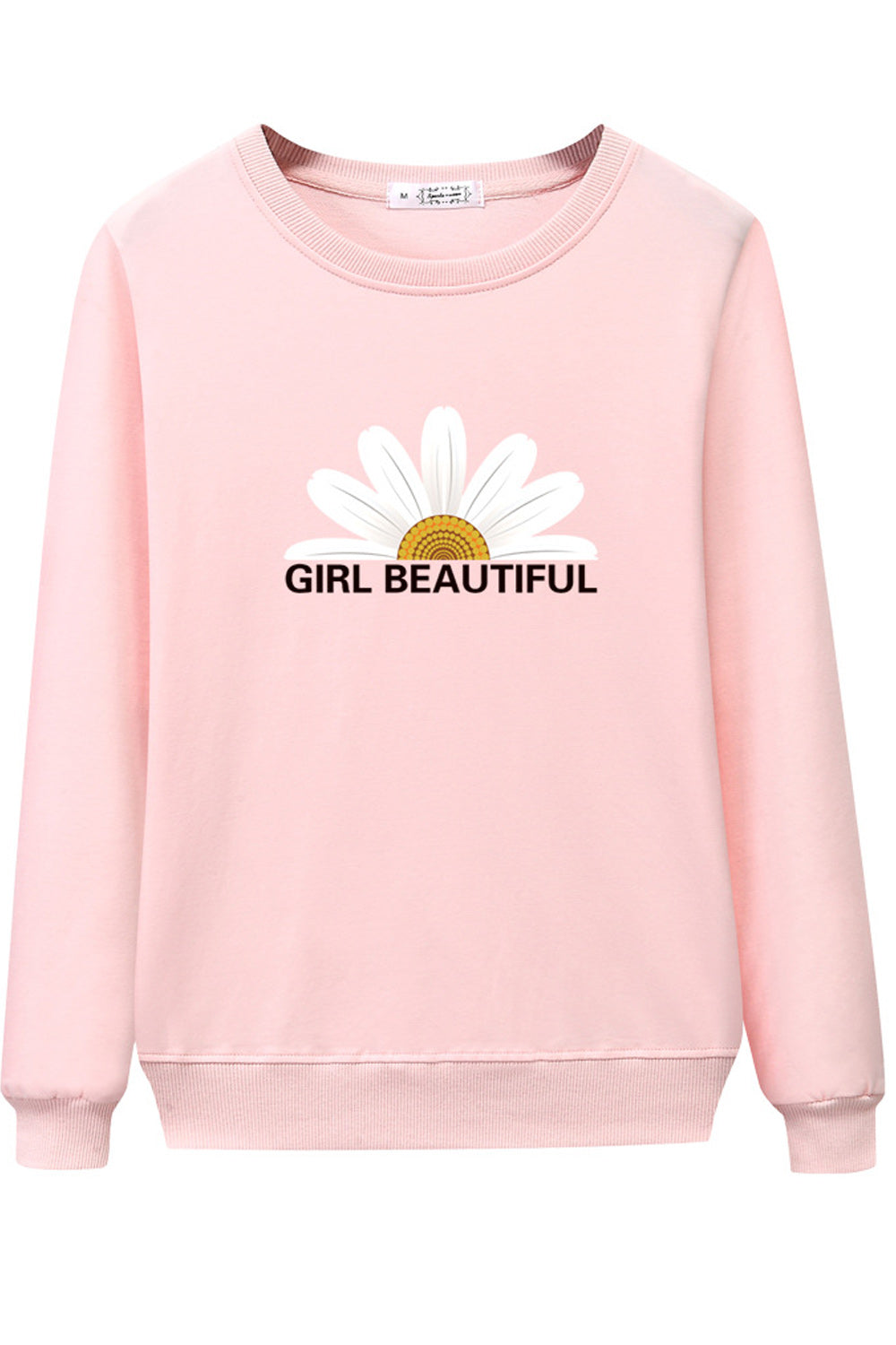 Women Trendy Floral Printed Cozy Long Sleeve Stylish Sweatshirt