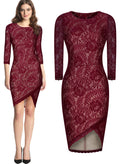 Women Bodycon Celebrity Lace Dresses Candice Swanepoel Dress Maroon Lace Dress