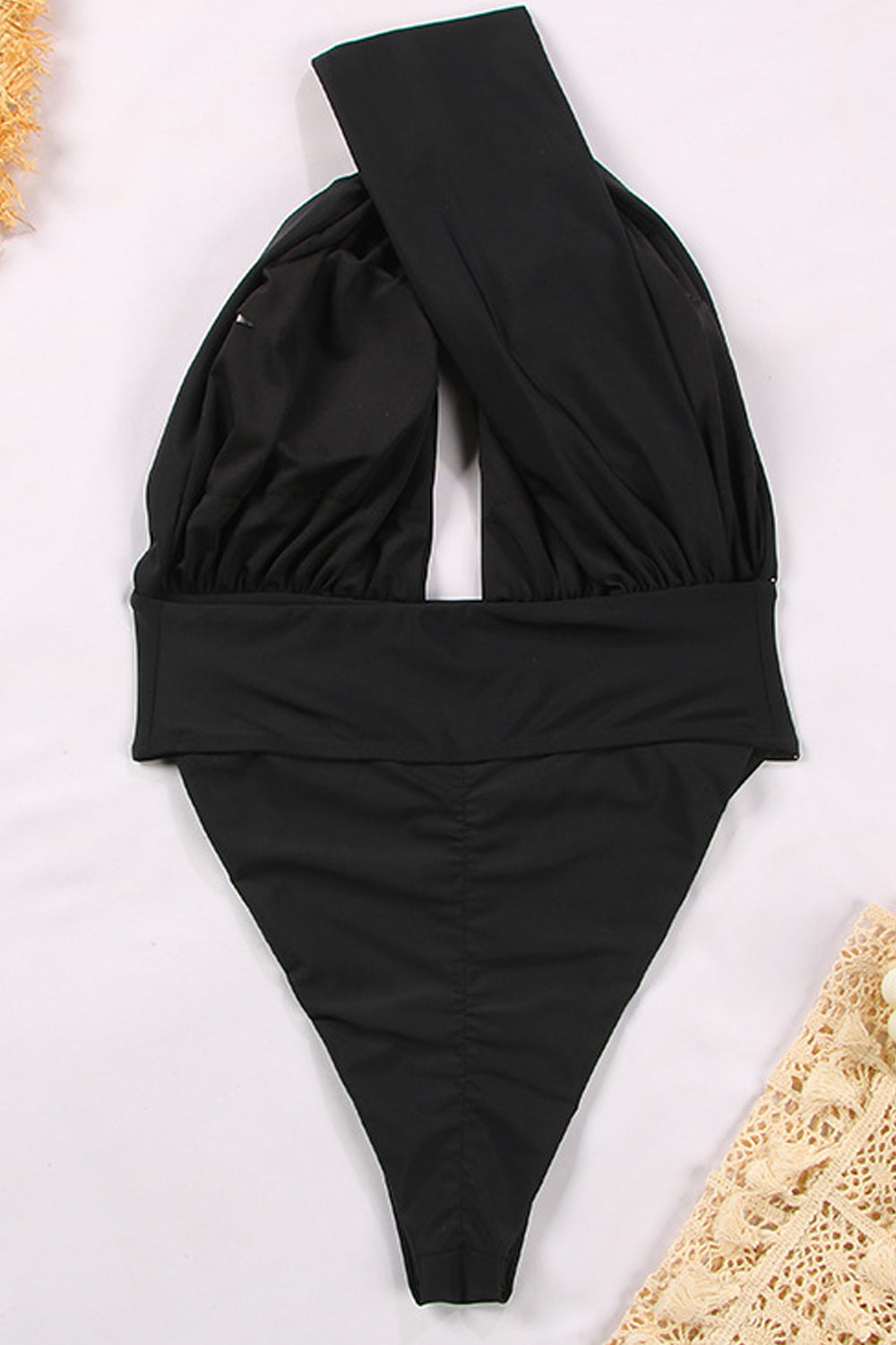 Women One Shoulder Solid Pattern Amazing One Piece Swimwear