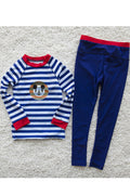Kids Boys Elegant Striped Top Solid Trouser Swimsuit Set