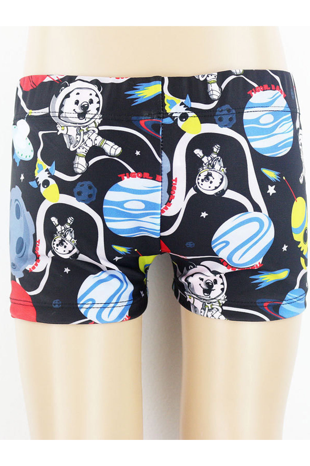 Kids Boys Cute Cartoon Astronaut Elasticated One Piece Swim Short