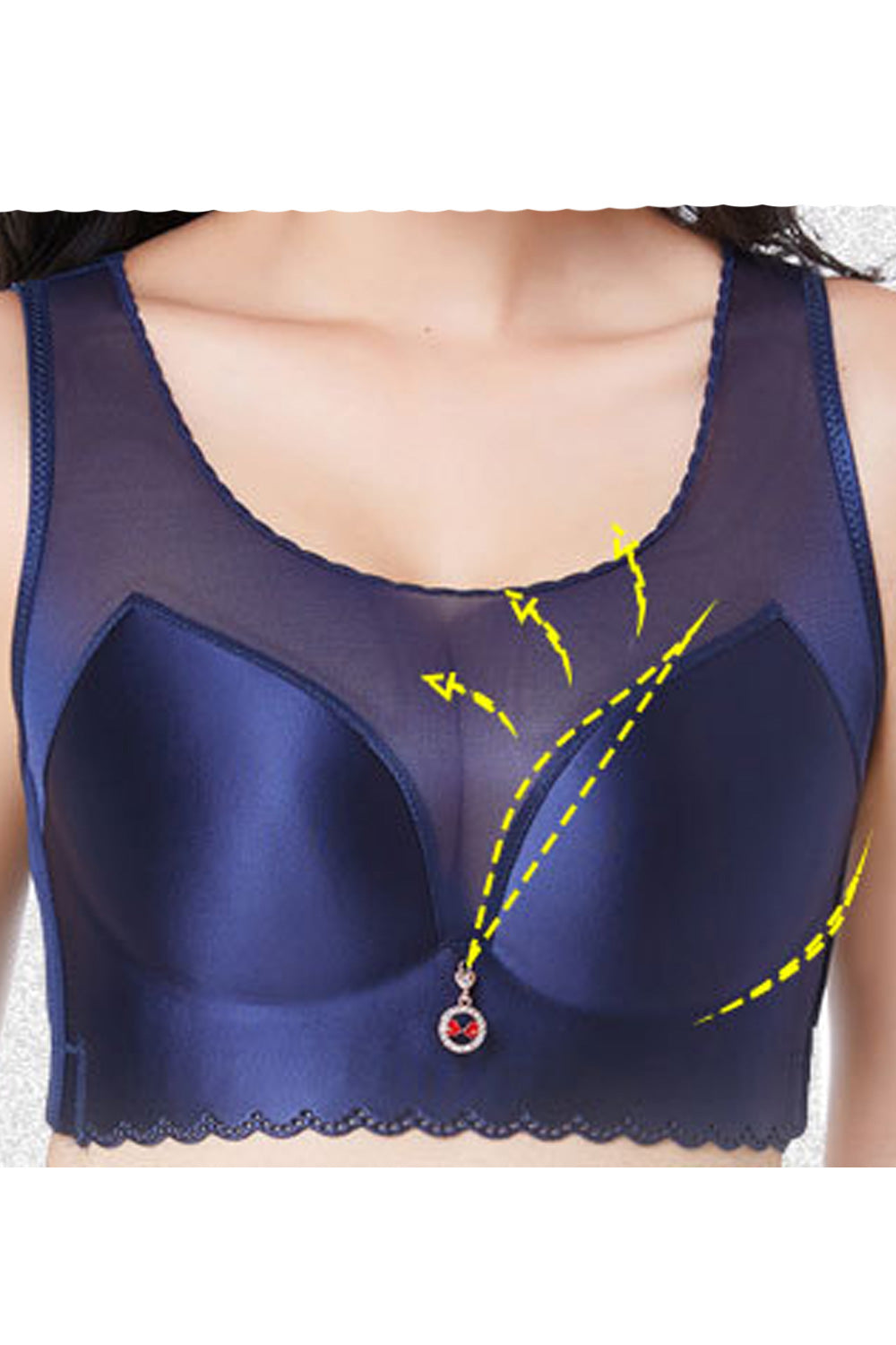Women Thin Full Cup Anti Sagging Comfortable Bra