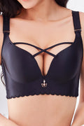 Women Smooth Solid Colored Full Cup Comfortable Bra
