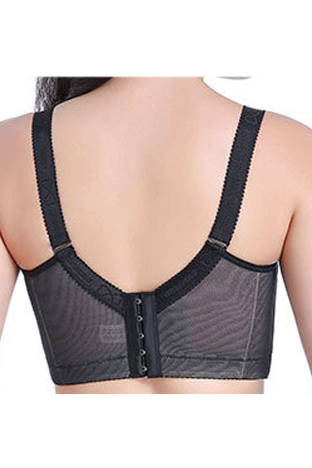 Women Full Cup Lace Up Solid Colored Easy Thin Bra