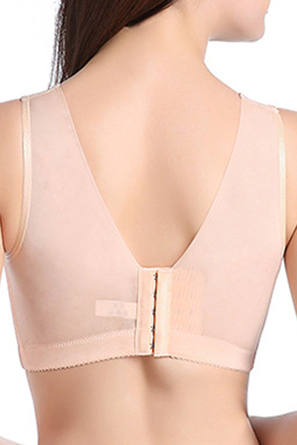 Women Beautiful Lace Up Solid Pattern Full Cup Bra