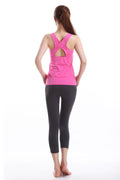 Girls Yoga And Aerobic Fitness Suit Pink