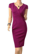 Women V-Neck Evening Bodycon Dress