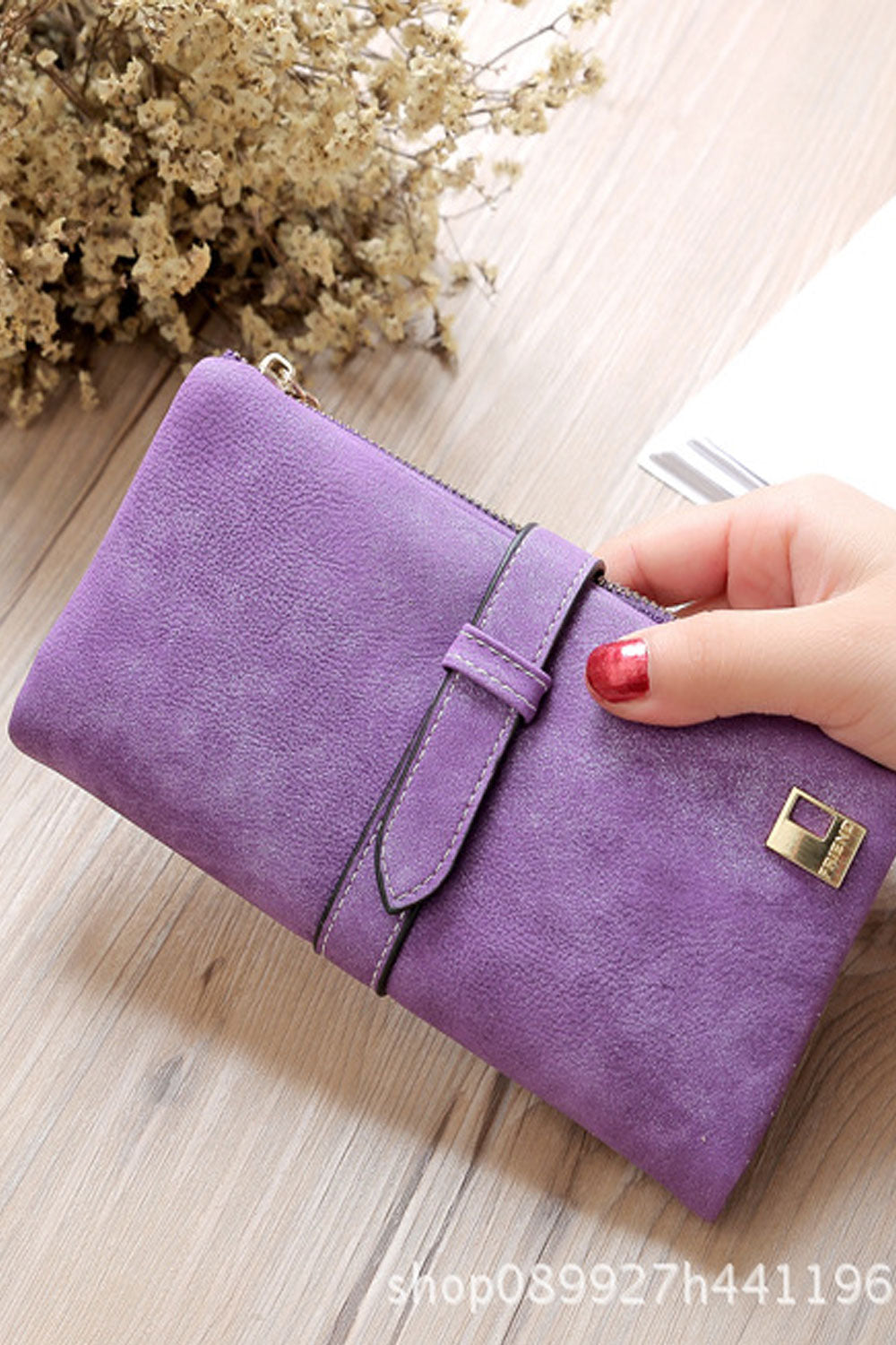 Women Retro Folds Multi-Card Wallet