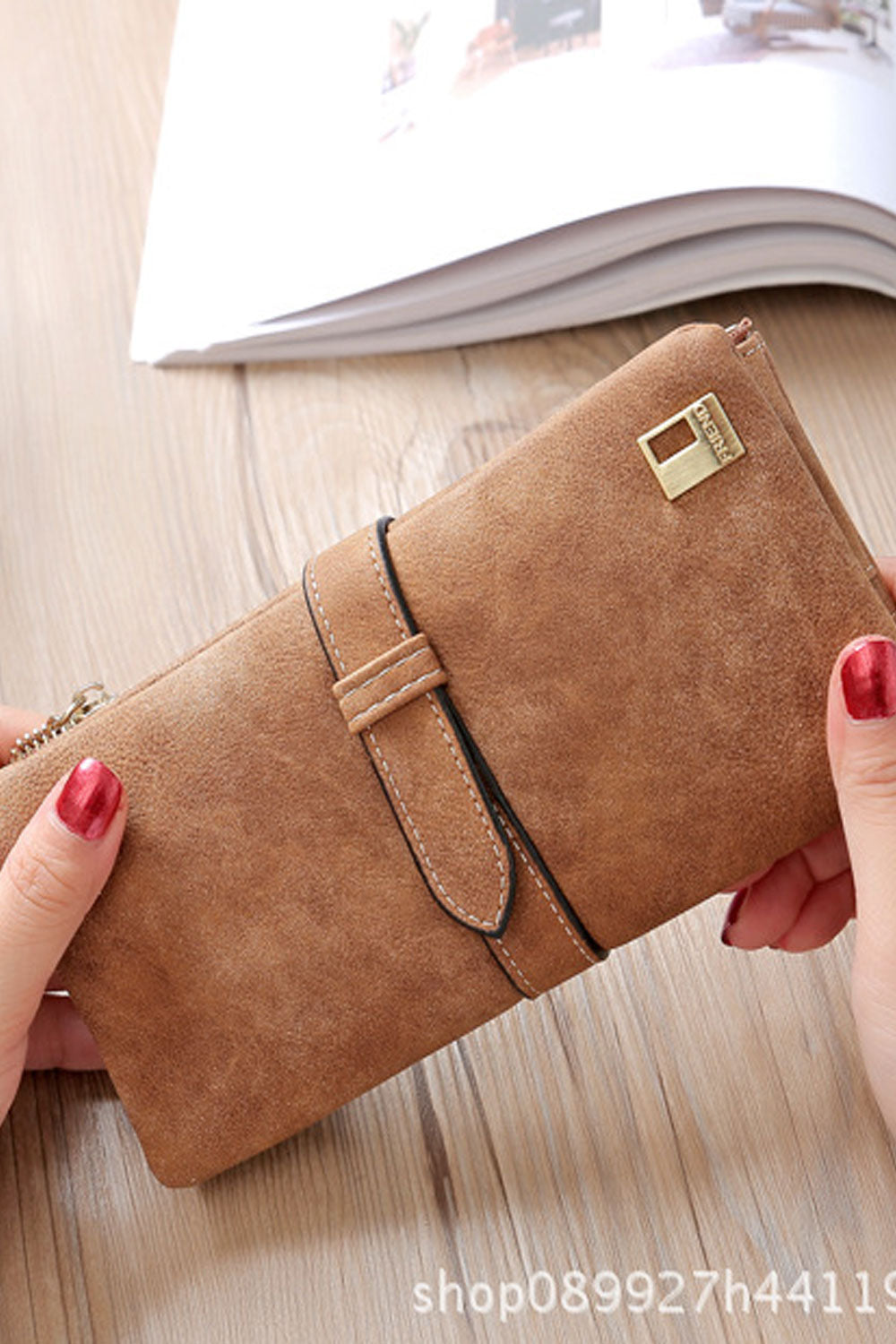 Women Retro Folds Multi-Card Wallet