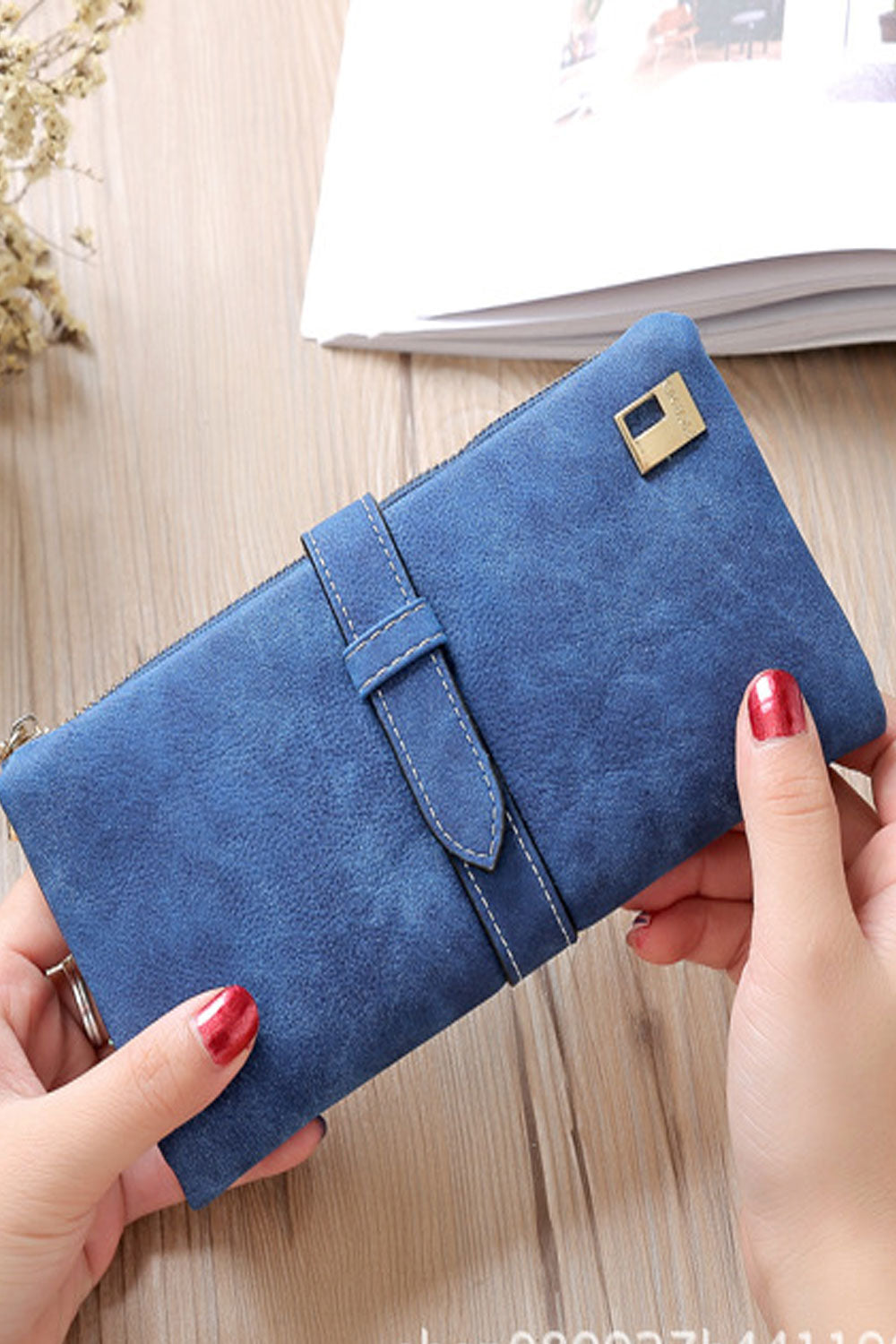 Women Retro Folds Multi-Card Wallet