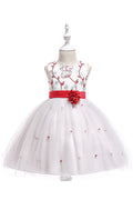 Kids Girls Top Bust Decoration Party Dress
