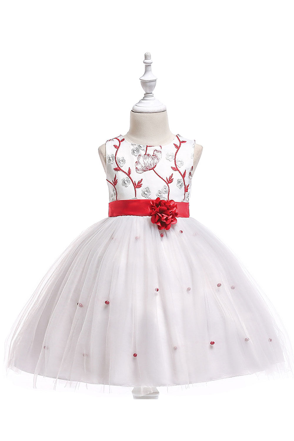 Kids Girls Top Bust Decoration Party Dress