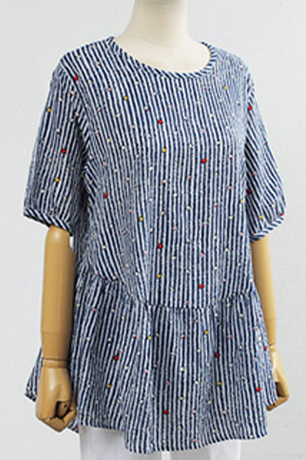 Women V-Neck Loose Fit Casual Top