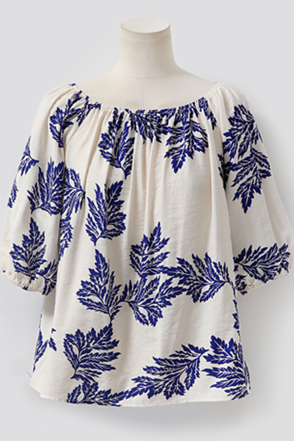 Women Stylish Neck Floral Printed Loose Top