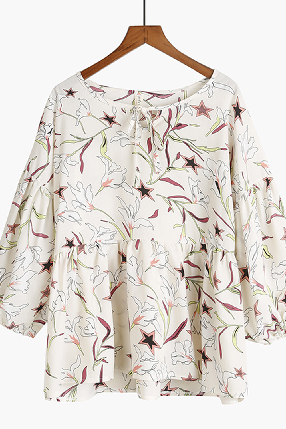 Women Beautiful Floral Printed Loose Fit Top