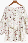 Women Beautiful Floral Printed Loose Fit Top