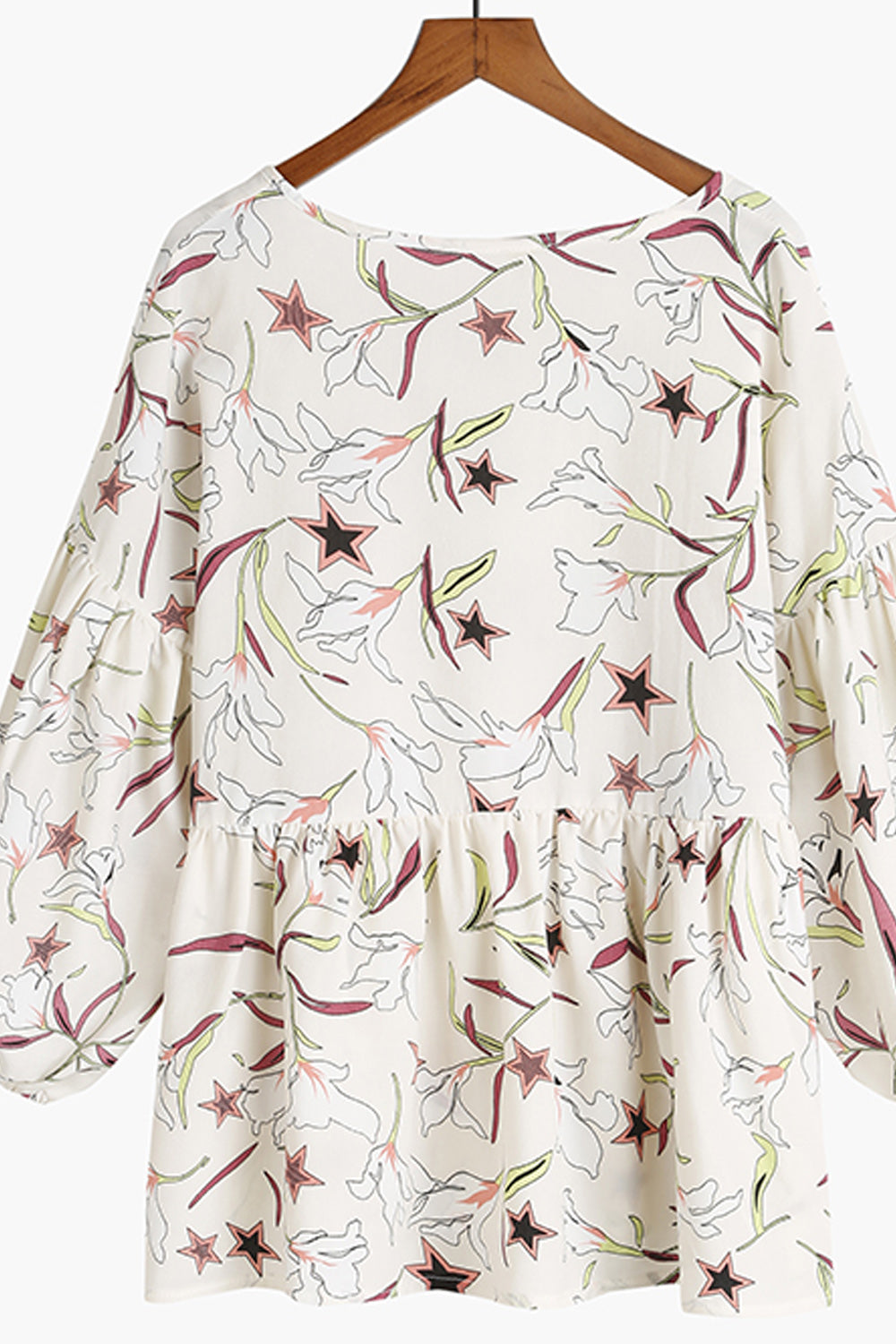 Women Beautiful Floral Printed Loose Fit Top