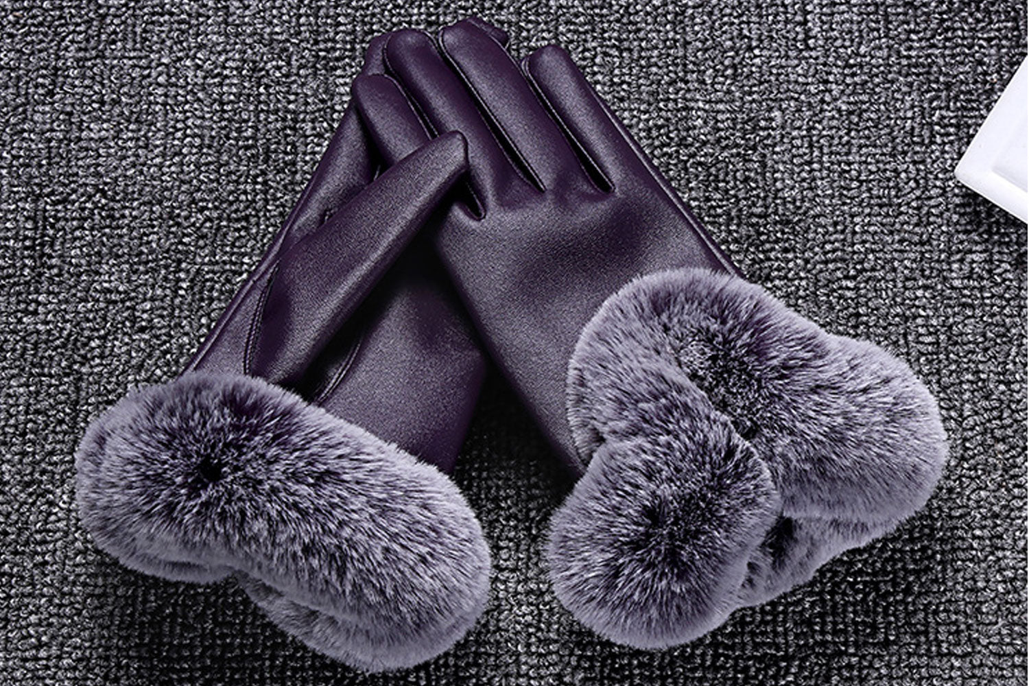 Women Waterproof Stylish Smooth Windproof Gloves