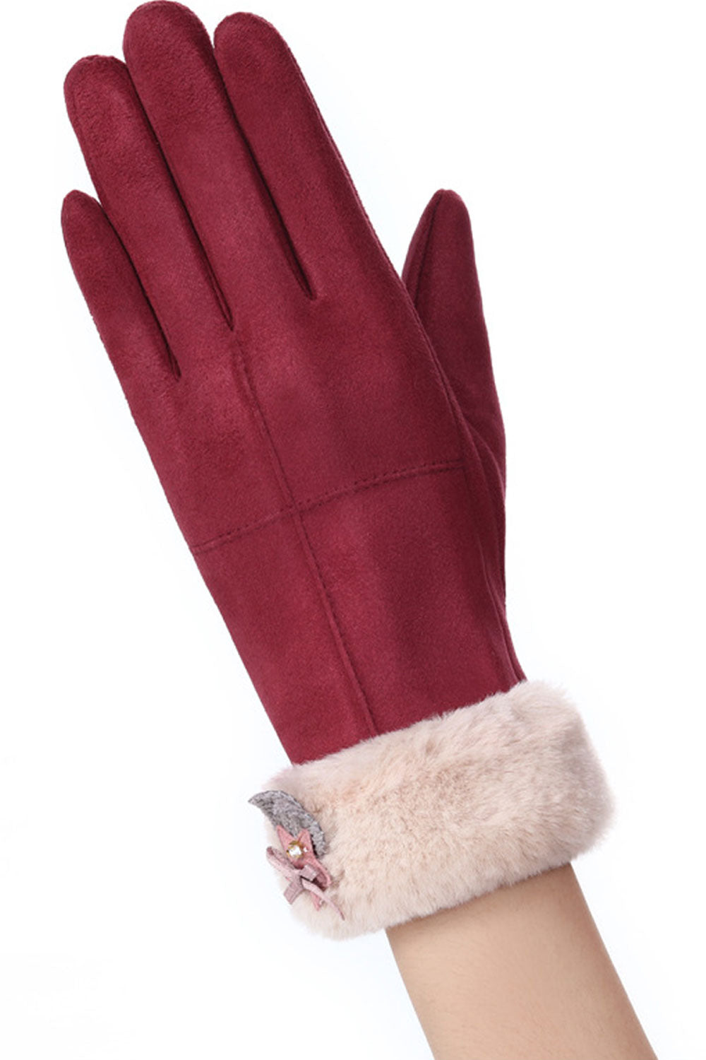 Women Casual Thick Warm Winter Gloves