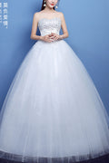 Women Superb Sleeveless Slim Waist Large Swing Beautiful Long Length Party & Wedding Dress