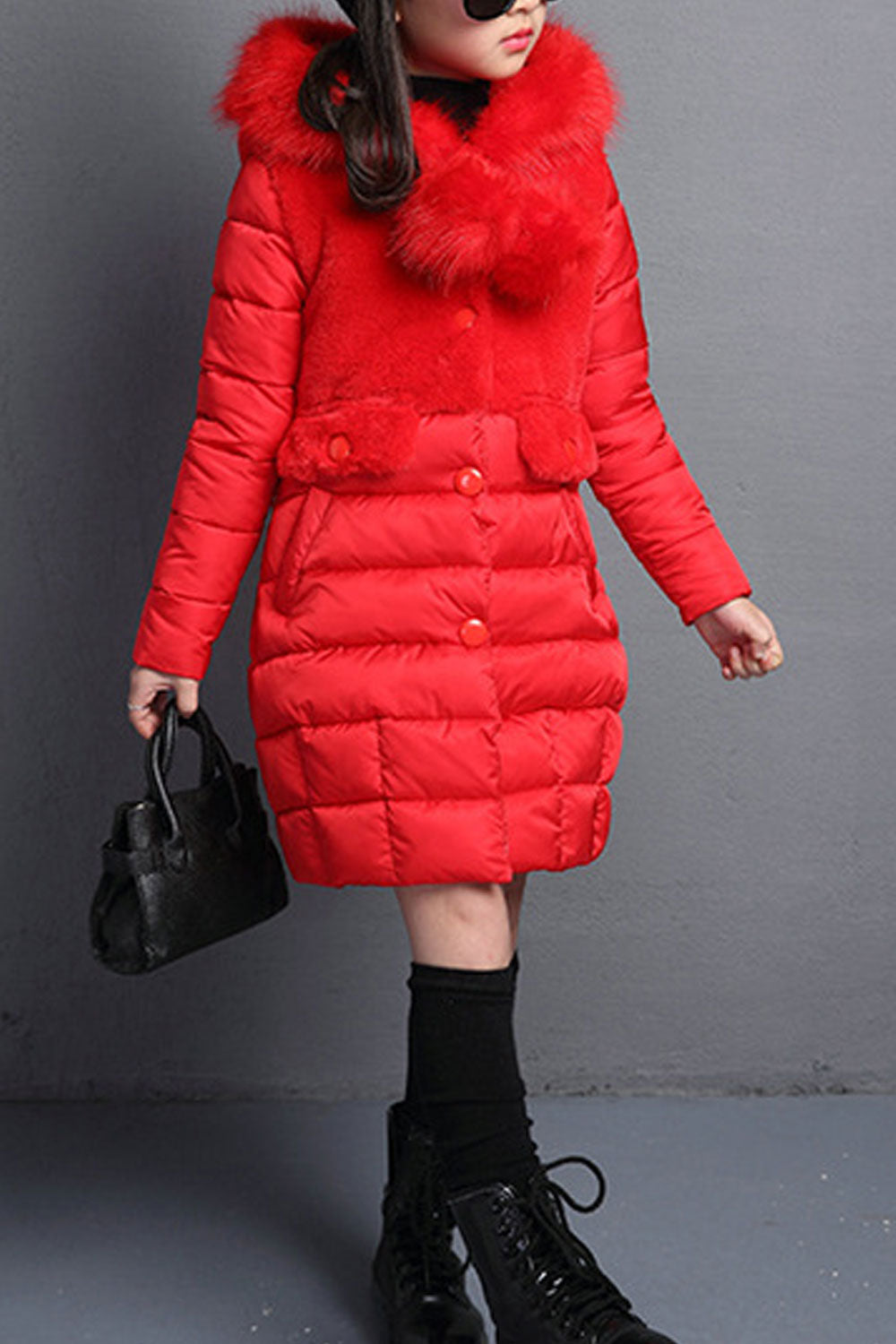 Kids Baby Girls Long Sleeved Coat Warm Jacket