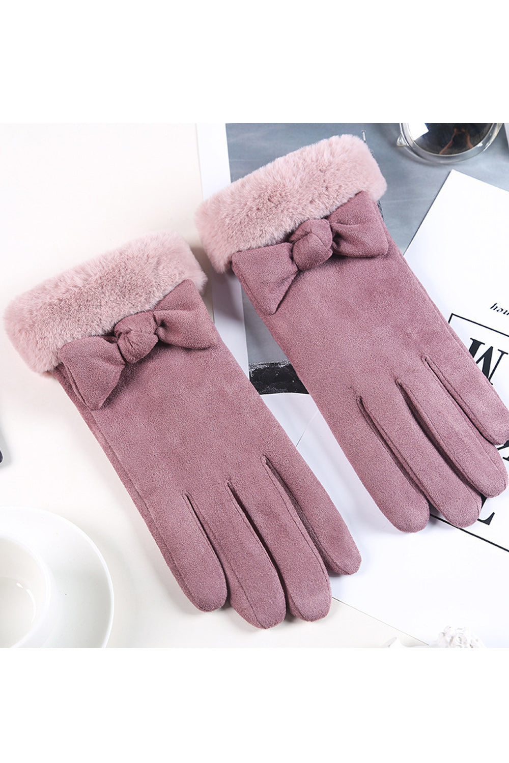 Women Warm Velvet Soft Warm New  Winter Gloves