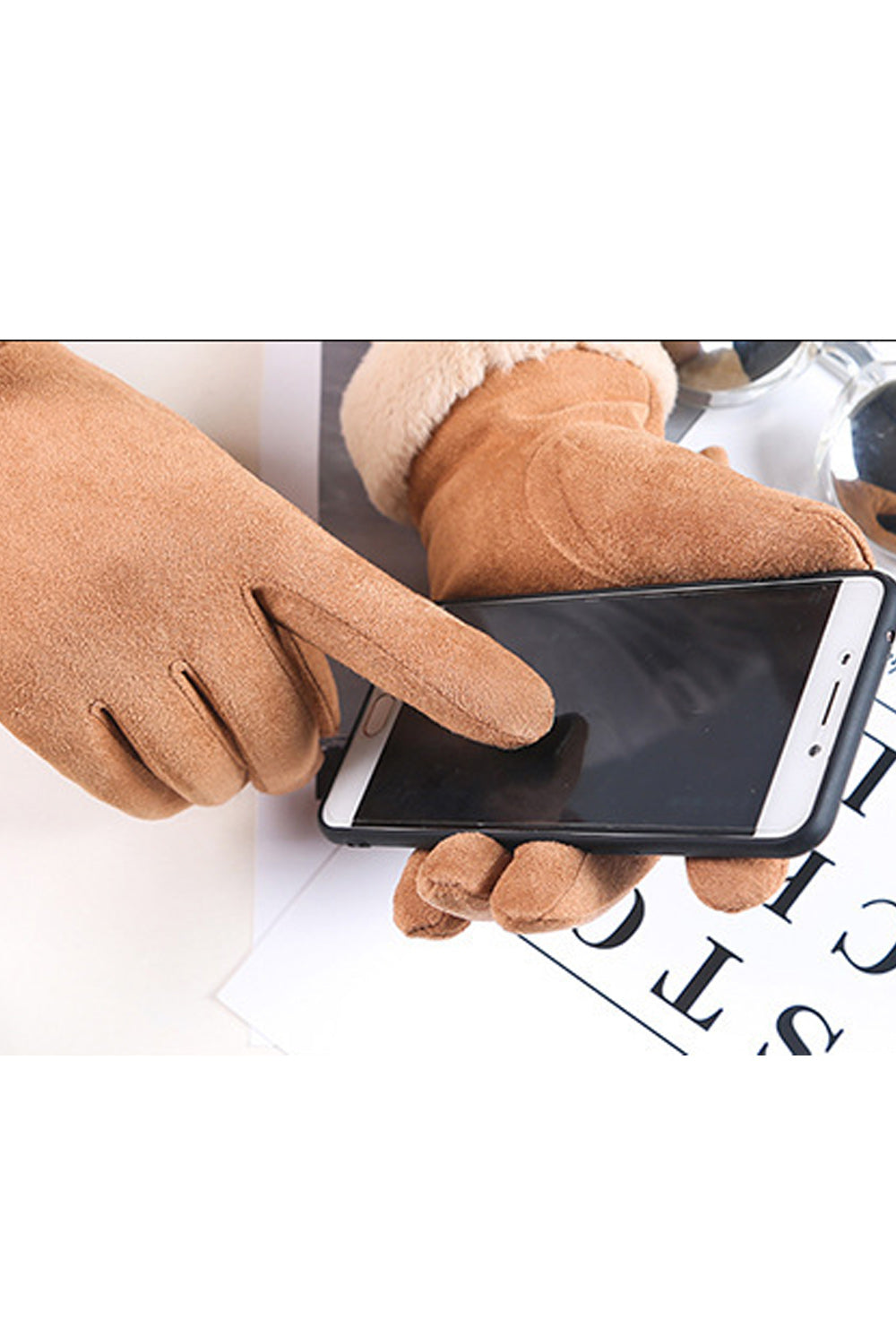 Women Warm Velvet Soft Warm New  Winter Gloves