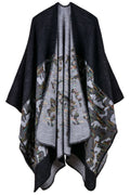 Women Camouflage Printed Thick Cashmere Shawl