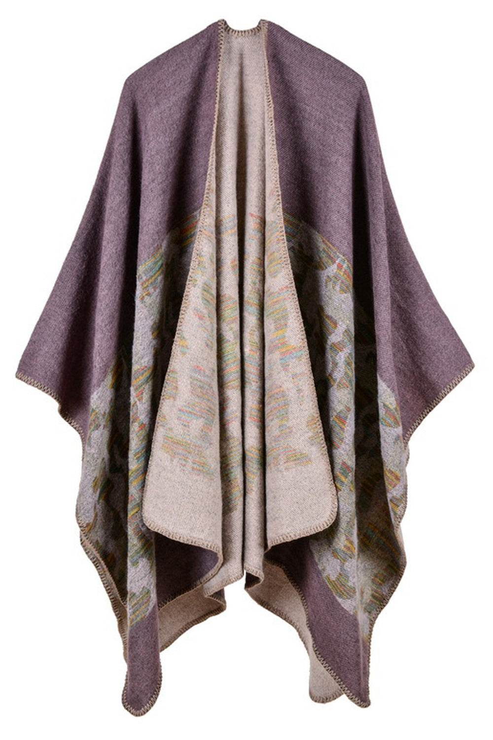 Women Camouflage Printed Thick Cashmere Shawl