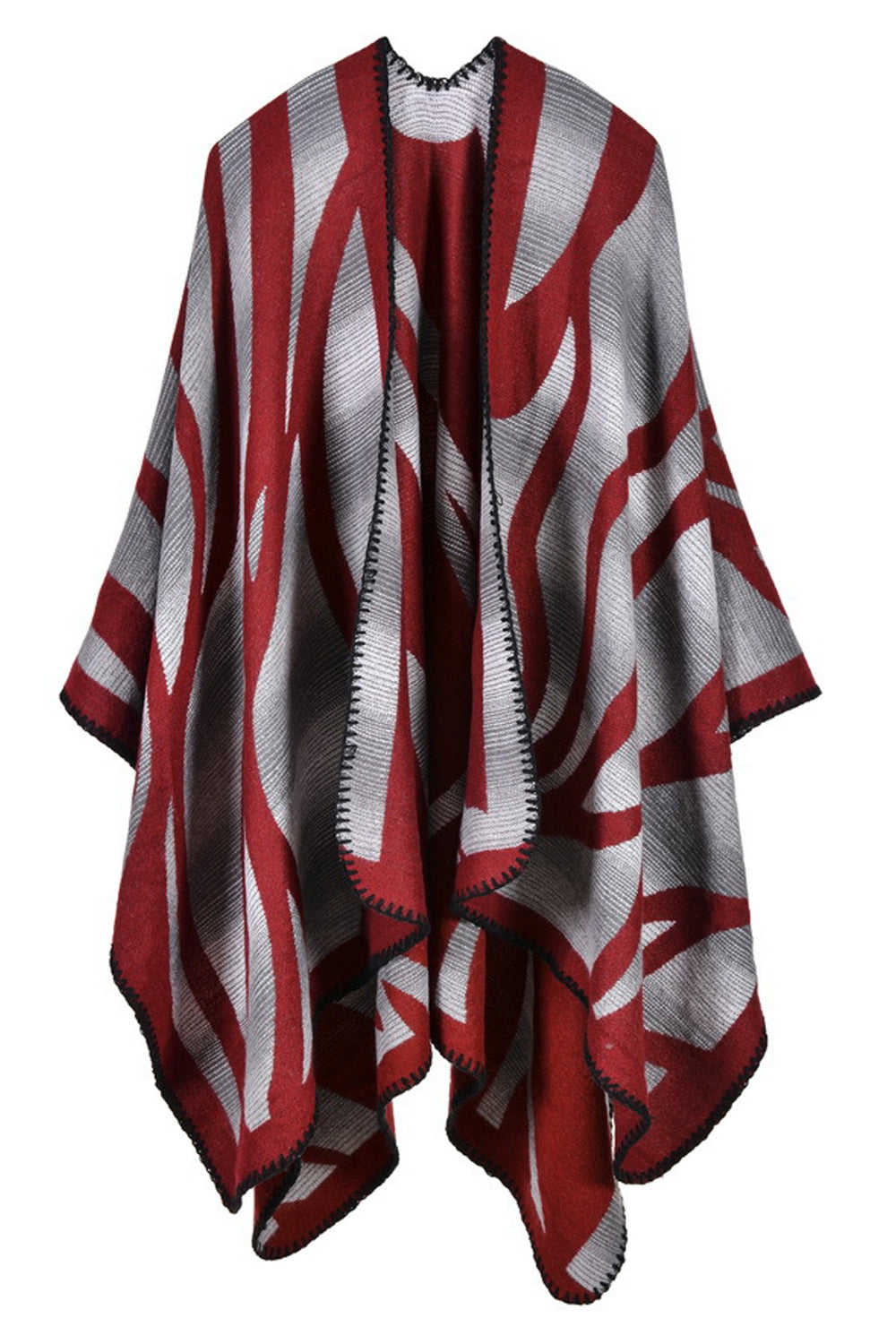 Women Camouflage Printed Warm Cashmere Shawl