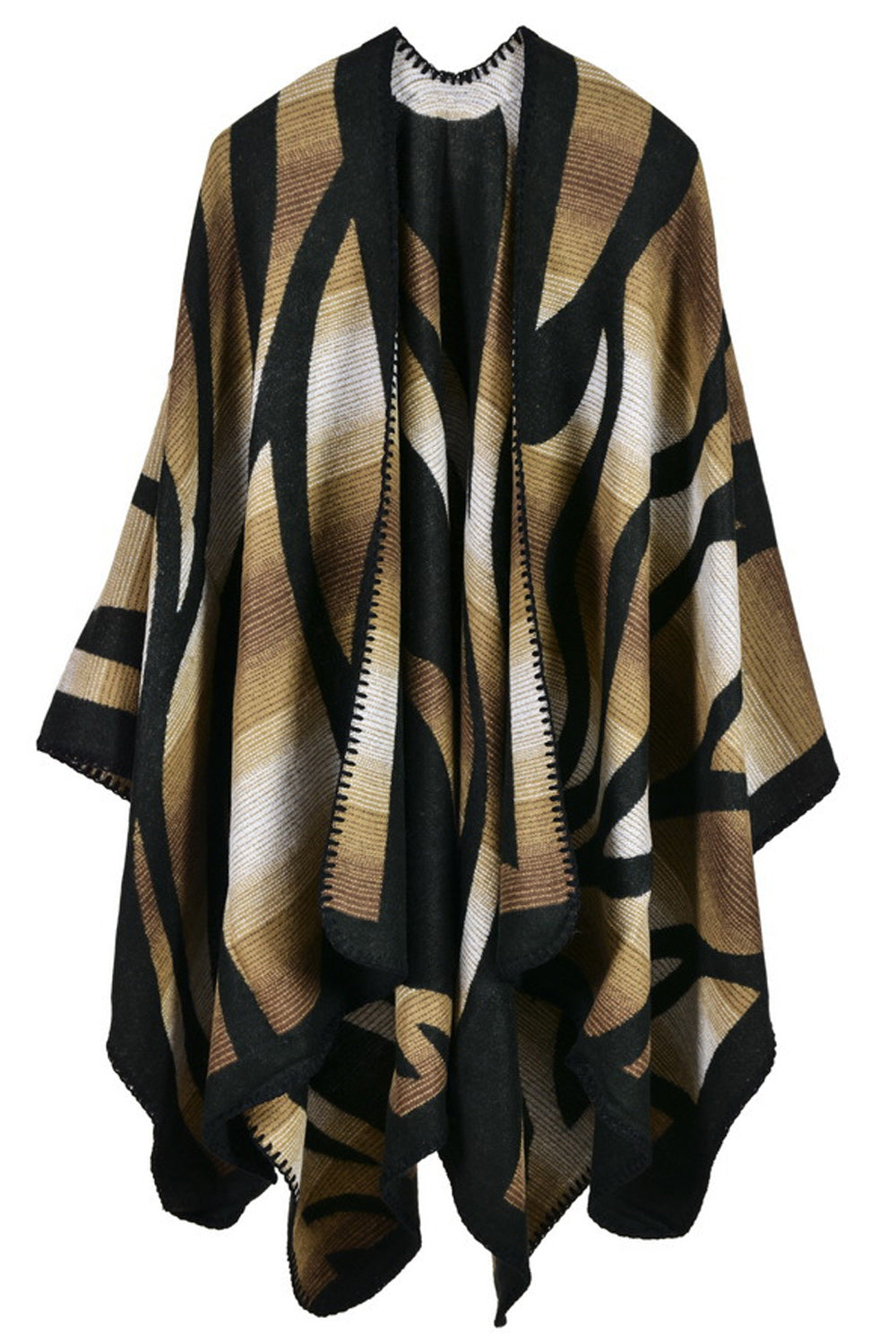 Women Camouflage Printed Warm Cashmere Shawl