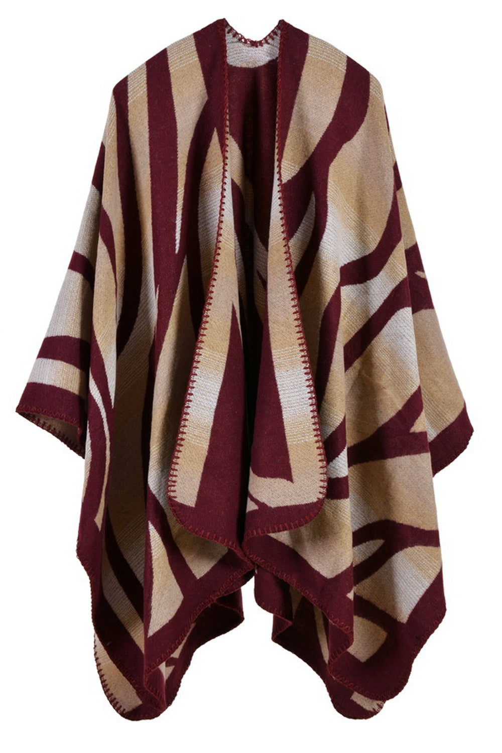 Women Camouflage Printed Warm Cashmere Shawl